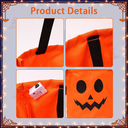 LED Halloween Pumpkin Light Candy Buckets